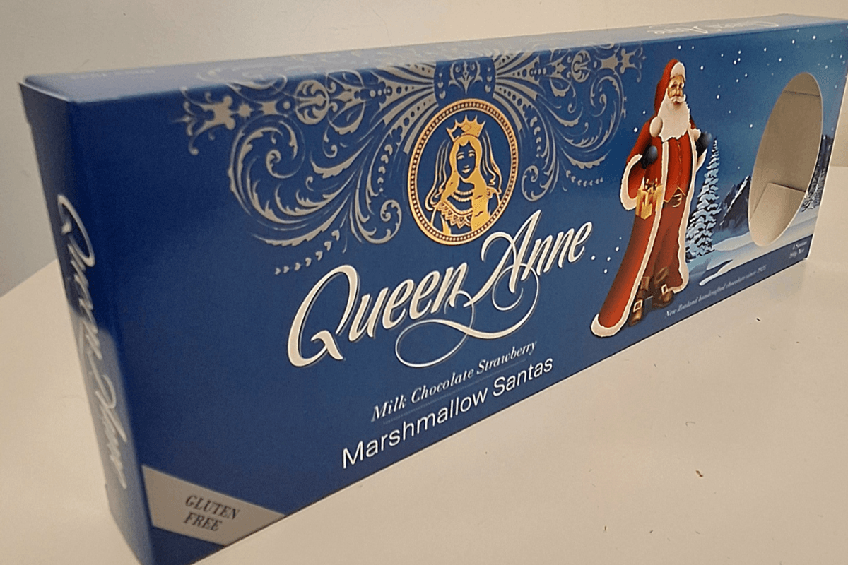 Queen Anne Chocolates Packaging Board BJ Ball Queen Anne Chocolates Packaging Board BJ Ball